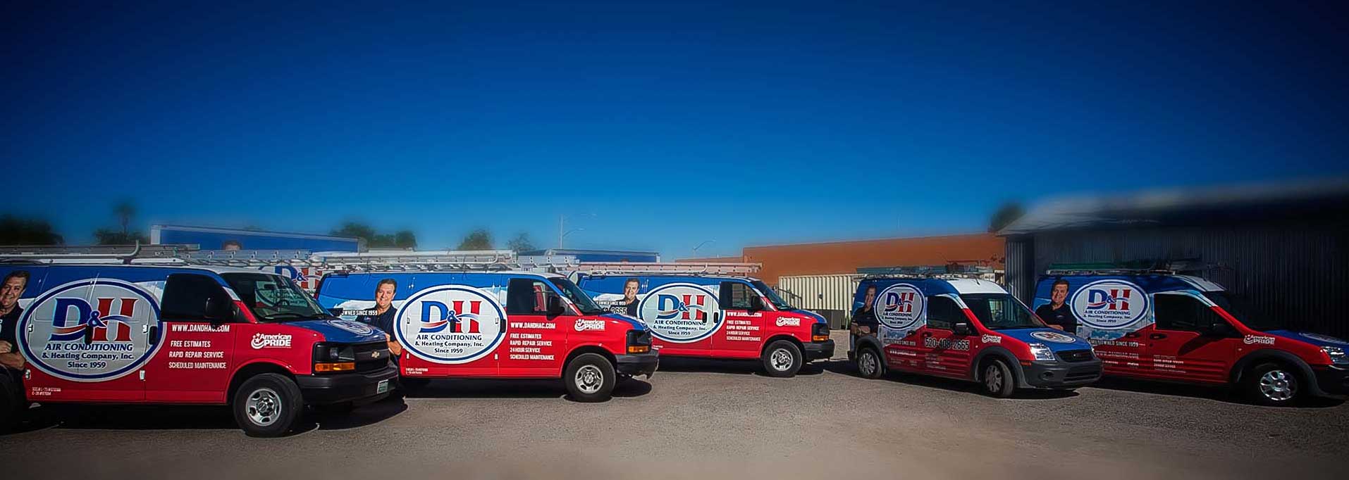 D&H AC Fleet: Loaded with Parts for Air Conditioning Repair