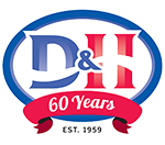 D&H air conditioning service logo