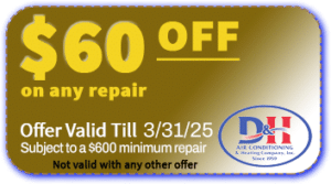 D&H Air Conditioning Repair Service Coupon