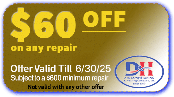 D&H Air Conditioning Repair Service Coupon