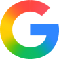 Google logo: a multicolored letter G in blue, red, yellow, and green.